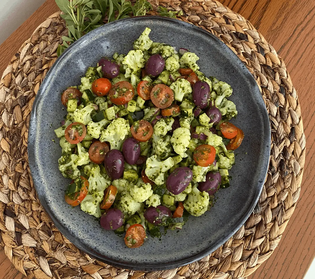 Mais opções de saladas